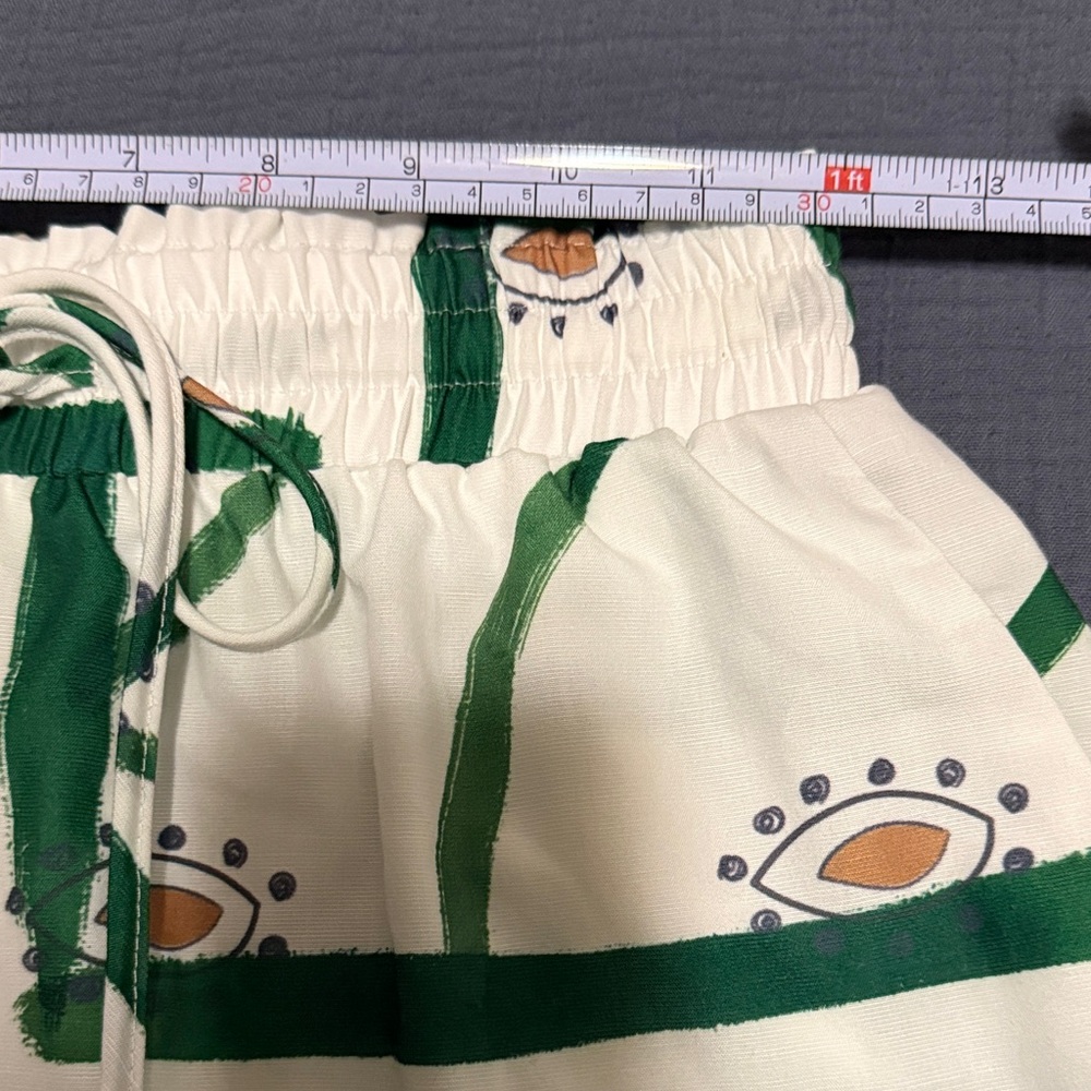 Commense Print Drawstring Shorts NWOT S - Picture 7 of 11